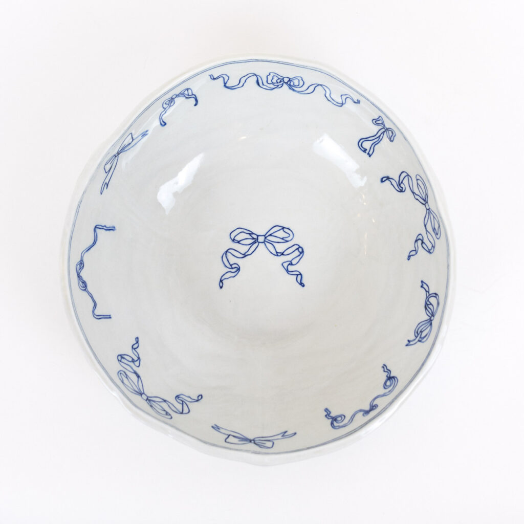 sdm ceramic bowl with bows